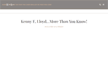 Tablet Screenshot of kennyelloyd.com